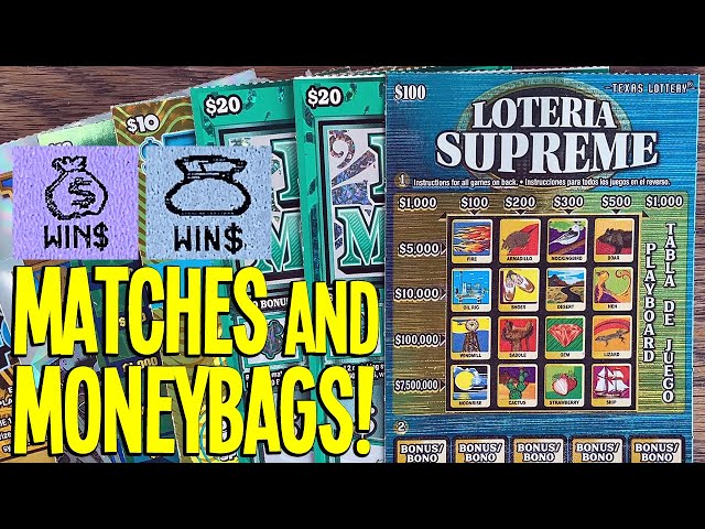 MATCHES and MONEYBAGS! 💰 $255 TEXAS LOTTERY Scratch Offs