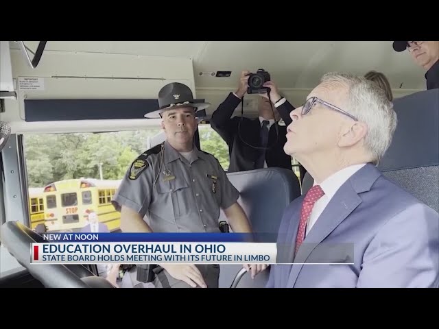 Ohio education board meets despite president’s cancellation