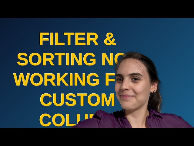 Magento: Filter & Sorting Not Working for custom column ui_component grid custom column data come...