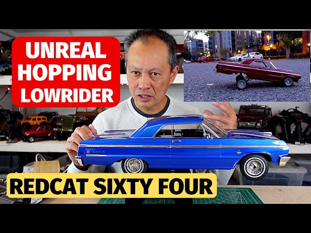 Redcat Sixty Four unboxing - details of this innovative rc hopping lowrider