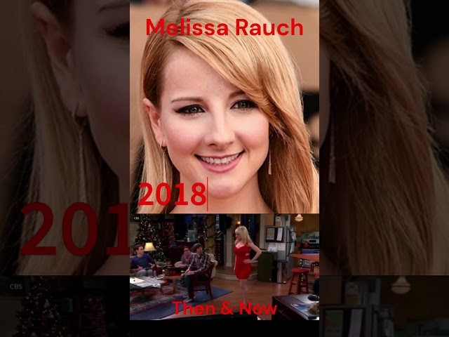 Melissa Rauch then and now #melissarauch  #kaleycuoco  #mayimbialik