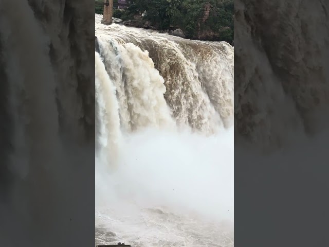 Amazing Gokak Waterfalls view #Waterfall #nature #sunset #beautiful