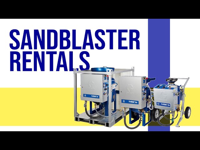 Graco EcoQuip SANDBLASTER RENTALS | Quality Customer Service | Veteran Owned & Operated