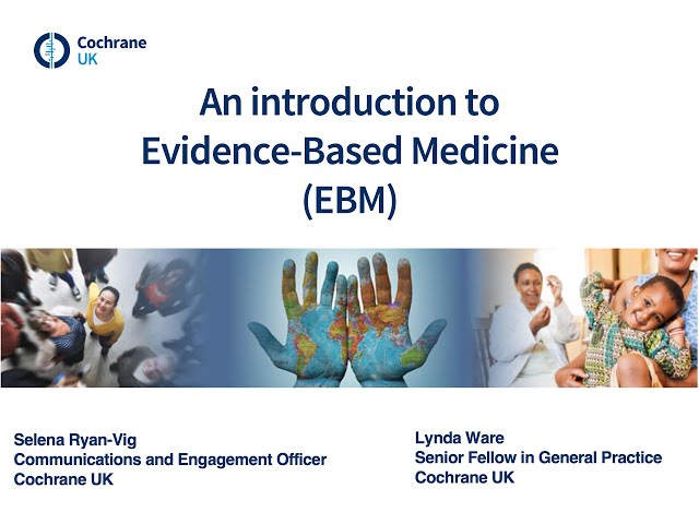 An Introduction to Evidence Based Medicine.