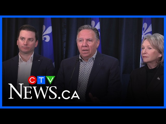 Premier François Legault reacts to Amazon pulling out of Quebec