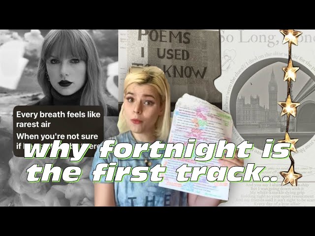 Taylor Swift lyrical analysis: The Tortured Poets Department | part 1