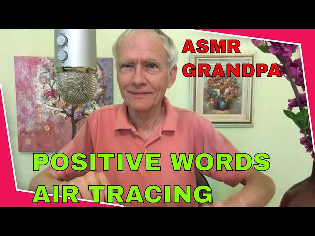 POSITIVE WORDS AIR TRACING! [ASMR]