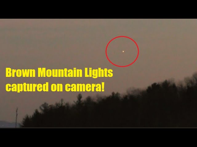 Brown Mountain Lights real footage? 25 January 2025