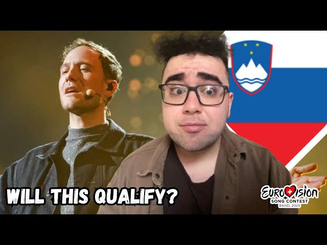 SLOVENIA REACTION / Klemen - 'How much time do we have left' (Eurovision Song Contest 2025)