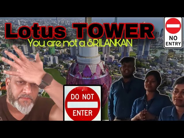 🇱🇰 LOTUS TOWER BUST-UP : Better to Give $20 to Charity? 😡😡😡