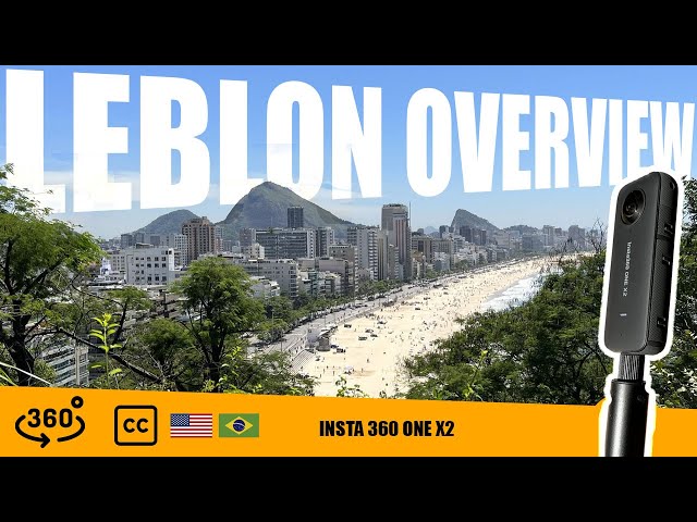 360 4K AMAZING views - Mirante Leblon, Rio de Janeiro, Brazil