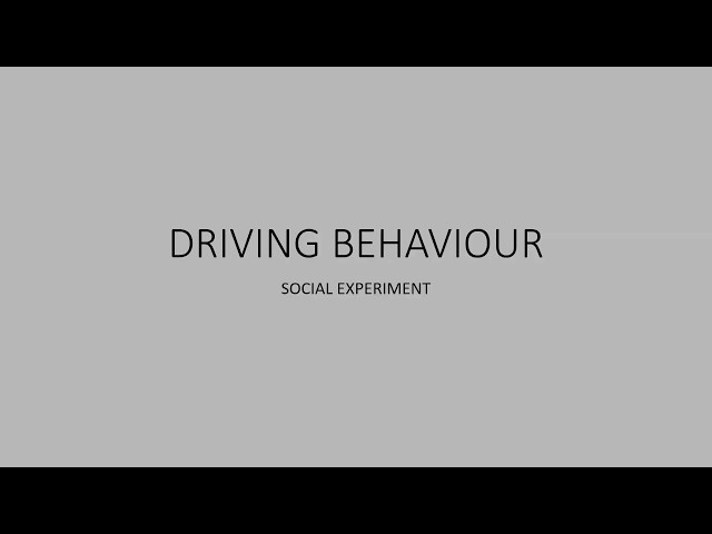 DRIVING BEHAVIOUR