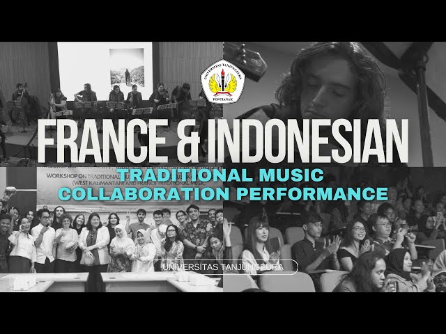 France and Indonesia Traditional Music Collaboration Performance