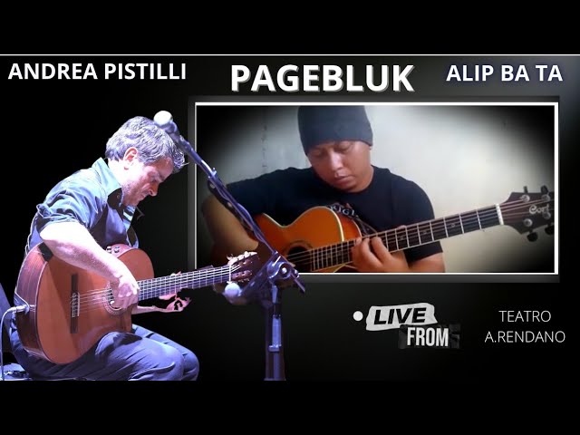 ALIP BA TA Pagebluk ANDREA PISTILLI "Live"  expert from the concert "Andrea Pistilli & Friends"