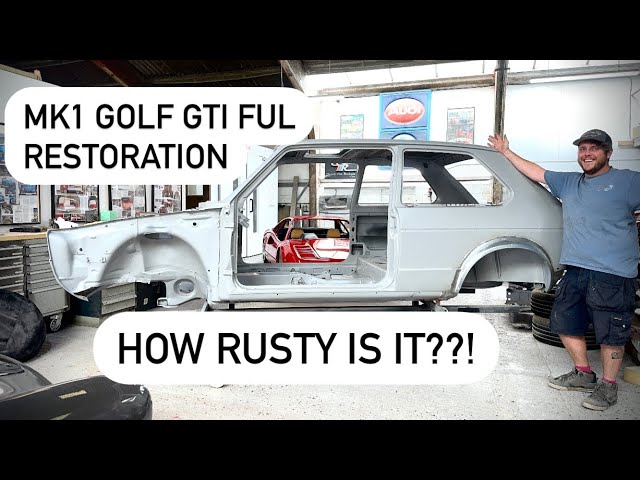 Mk1 Golf GTI FULL RESTORATION! Pt 2. Back from the blasters but how bad is the rust??