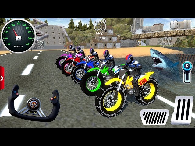 Motor Dirt Bikes driving Extreme Off-Road Multiplayer game #2 - Offroad Outlaws Android / IOS Play