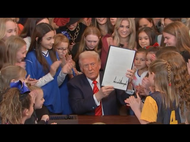 President Trump signs No Men in Women's Sports executive order (Feb. 5, 2025)