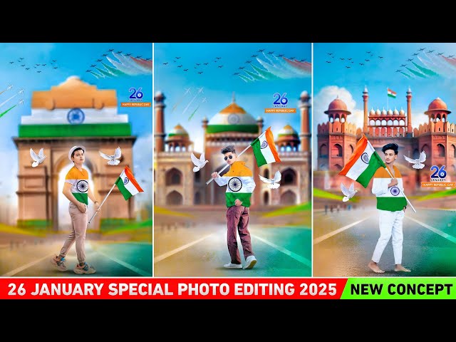 26 january photo editing | Republic day photo editing 2025 | 26 january photo editing 2025