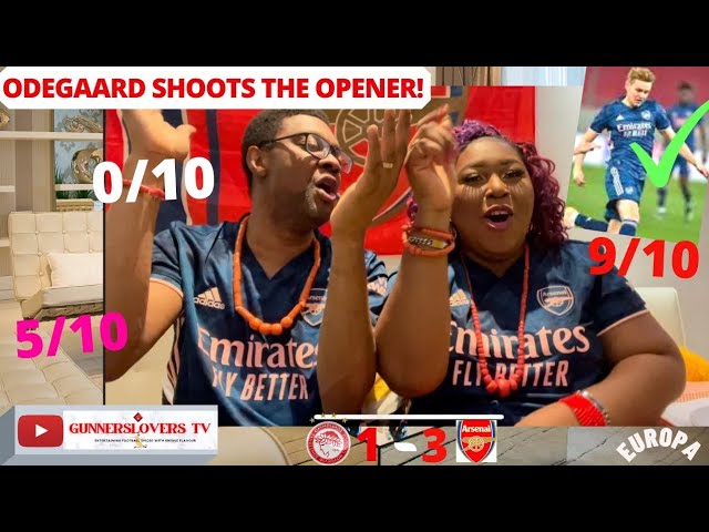 Olympiacos 1-3 Arsenal | Odegaard Scores Stunner! | Reactions, Post Match Analysis & Player Ratings!