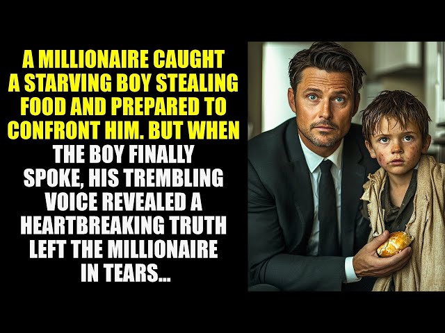 A BILLIONAIRE Finds a HOMELESS BOY RUMMAGING Through His Fridge  But What He DOES NEXT...