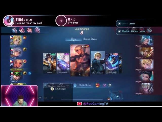 STREAM TEST WIN STREAK SOLO RANK GAMEPLAY #subscribe #mobilelegends #mlbb