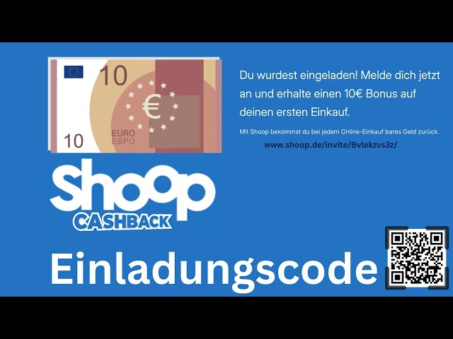 ❌ 10.00€ BONUS ❌ 🤑💰 Shoop Cashback 💵🔙 Hol Dir Geld zurück auf Deinen Einkauf 2025