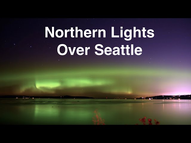 Northern Lights Over Seattle