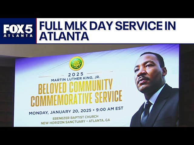 MLK Day Service 2025 - Full program