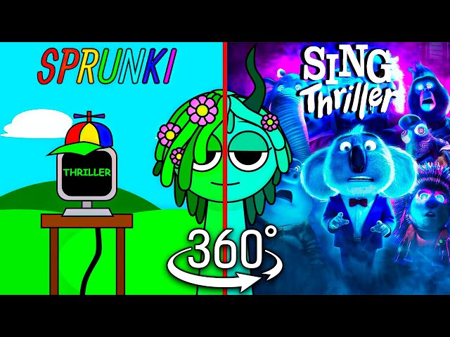 Incredibox Sprunki - SING: Thriller (MOD/COVER) 360° VR Animation