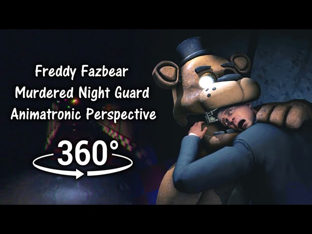 360°| Freddy Murdered Night Guard!! - FNAF1 Animatronic Perspective [SFM] (VR Compatible)