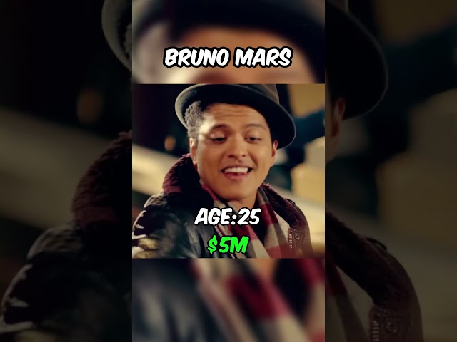 The evolution of Bruno Mars 🤠#shorts  #brunomars  #evolution