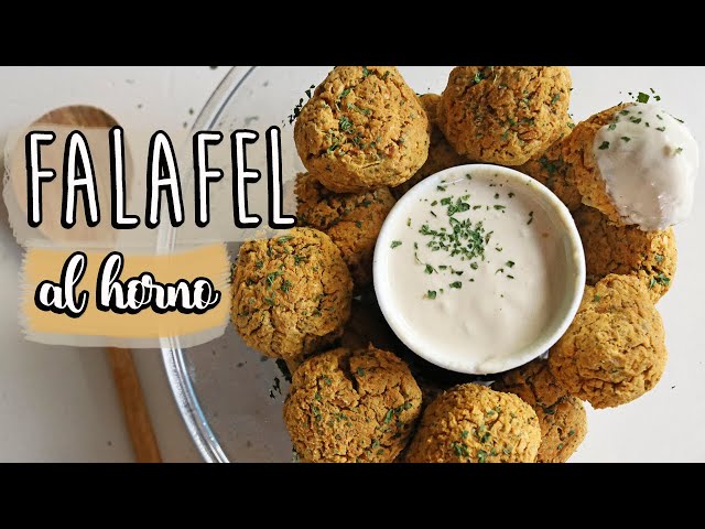 🥙  Receta FALAFEL AL HORNO casero 🌯 Falafel fácil!😋