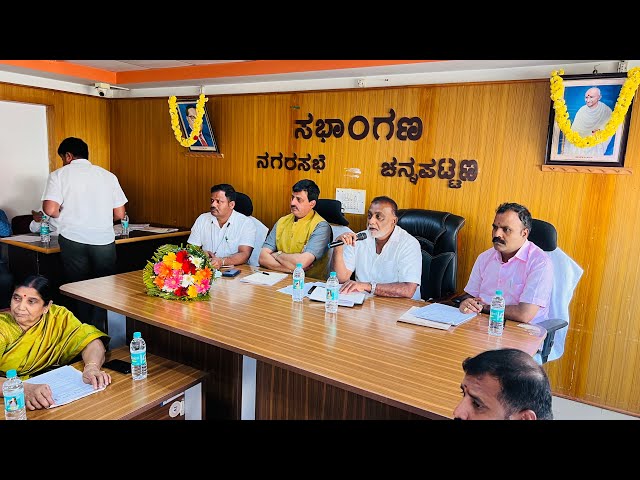 Road Contractor meeting with MLA Yogeshwar & Councillors | Channapatna