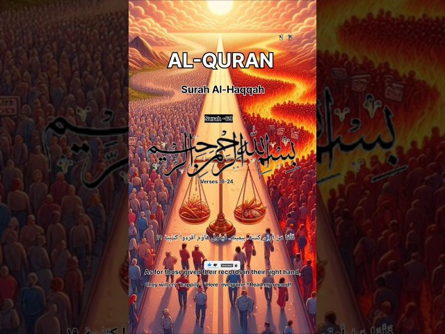 SURAH Al-Haqqah #islamicfigure #islamicvideo #viralvideo #duet  #Surah 69 @HT_quran_translation