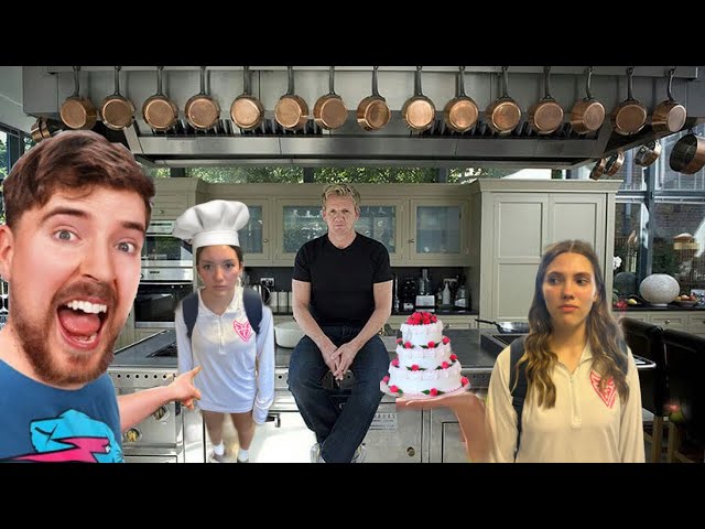 We bake with Mr. Beast!