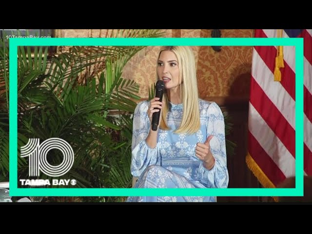 Ivanka Trump set to campaign for her father's reelection in Sarasota today