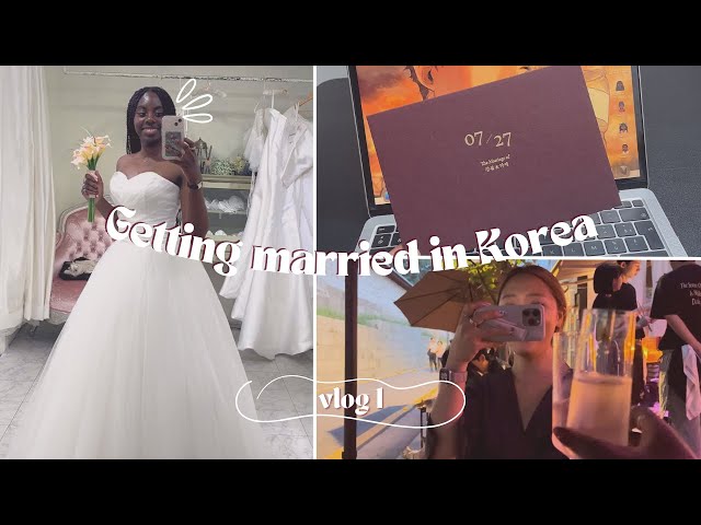 Korea Vlog 🌸 Wedding preparations : picking out my dress, wedding invites and tailor shop