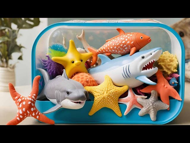 Fish Bliss Fun: Goldfish, Seahorse, Pufferfish, Eel Fish, #Dolphin #Shark #Starfish