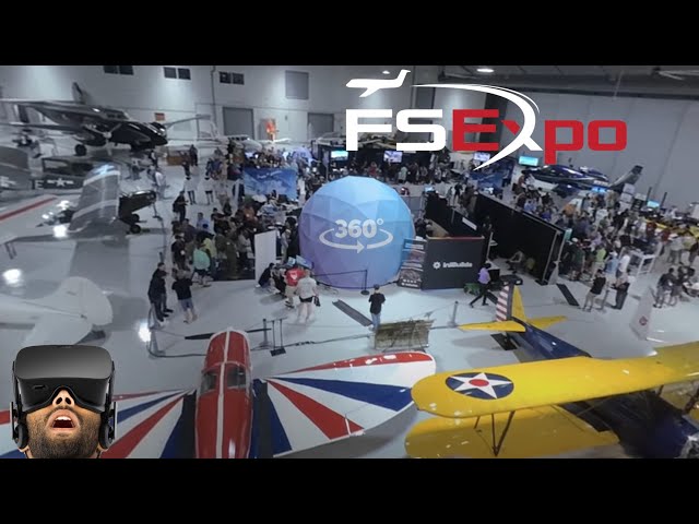 360 Walkthrough - FS Expo 2023 Exhibit Floor - Houston, Texas USA - Flight Sim Expo