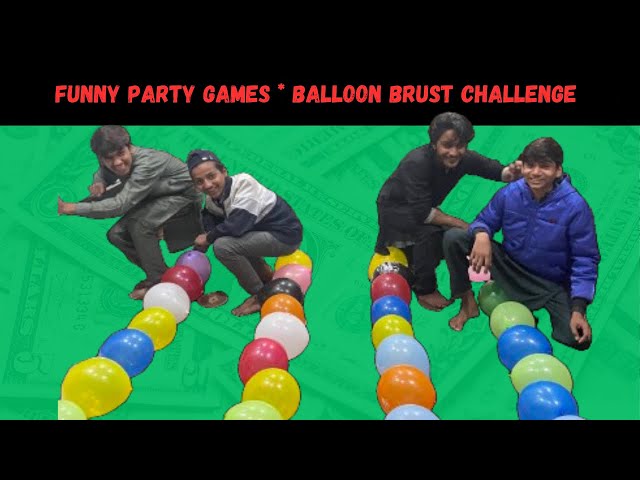 Balloon Burst Challenge! Kaun Jeetega? 🎈💥 | Fun Indoor Game |