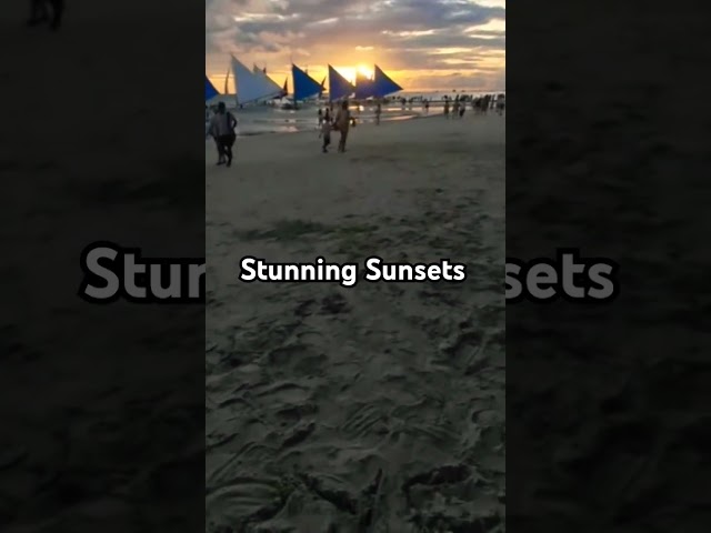 Stunning Boracay Sunset #boracay #travel #beach #vacation #vlog #paradise #philippines