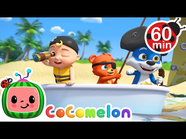 Adventures with Bathtub Pirates! 🫧🏴‍☠️| 1 HOUR | CoComleon Kids Songs & Nursery Rhymes