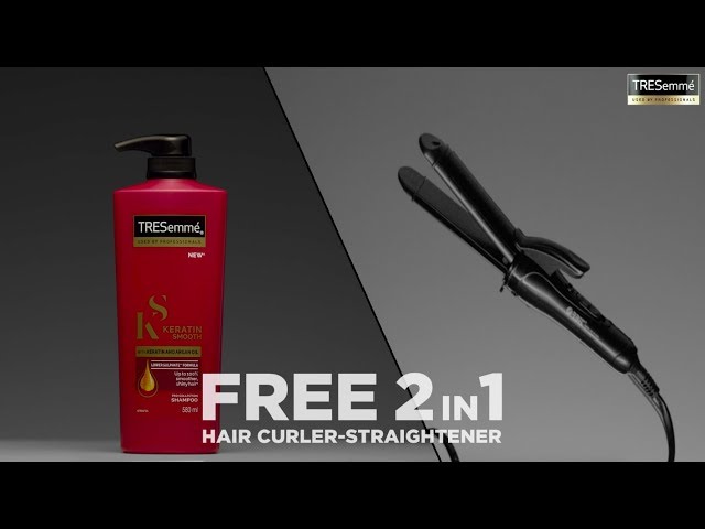 Get A 2in1 Hair Curler-Straightener Free with TRESemmé | TRESemmé India