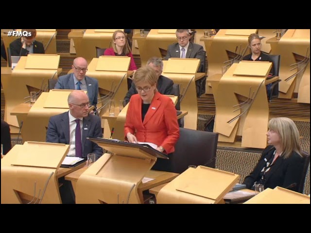 FMQs Rennie 21st June 2018