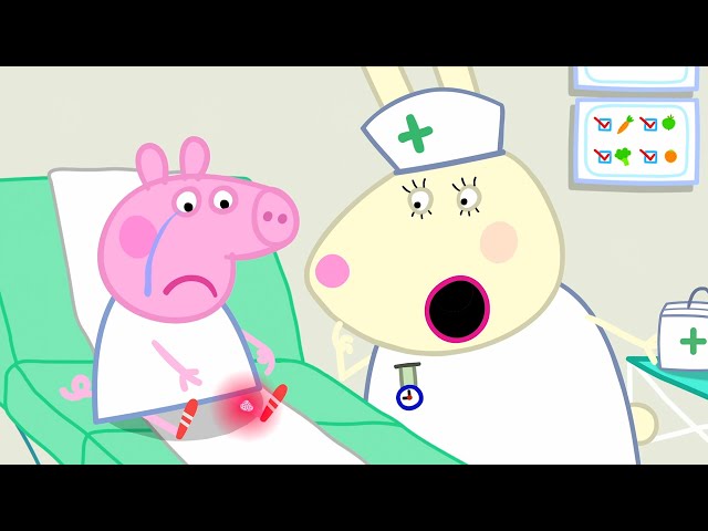 Peppa Pig Hurts Her Knee and Gets a Boo Boo! 🩹 | The First Aid Room | Tales Full Episodes