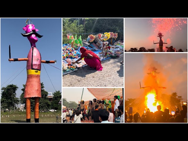 Dussehra celebration in our village (shapur turk) 👺