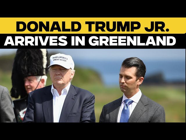 LIVE | Donald Trump Jr Visits Greenland After President-Elect Trump Says US Should Own Territory