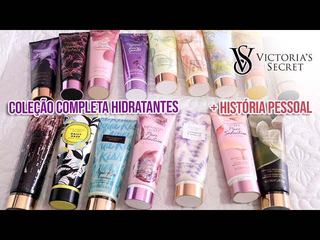 COLEÇÃO HIDRATANTES VICTORIA'S SECRET ATUALIZADA 🌟😱🥰 + HISTÓRIA PESSOAL