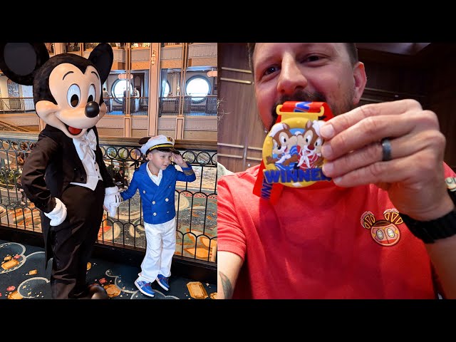 Disney Treasure Family Cruise Day At Sea! | Winning Trivia, Coco Restaurant & Haunted Mansion Parlor