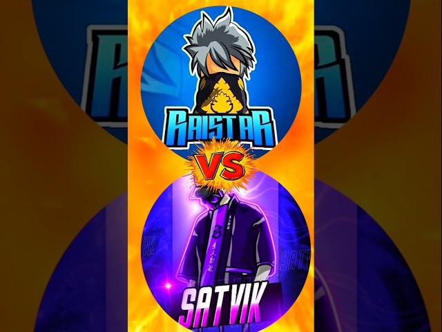 Raistar VS Satvik  😱🔥 Gameplay #raistar #raistarlive  #shorts #ffshorts #roastvideo